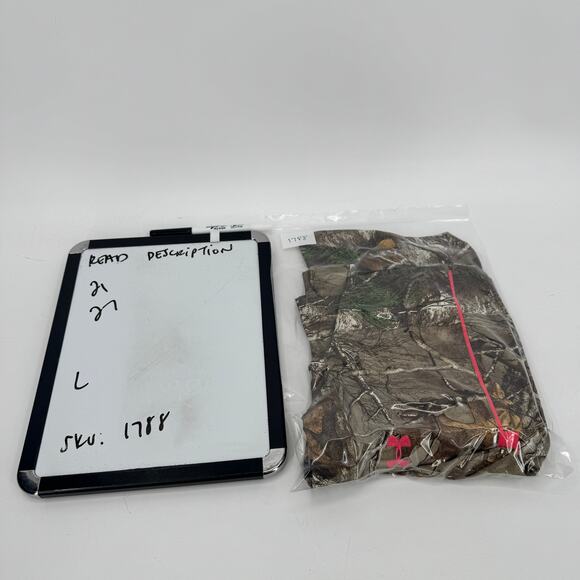 Under armour Field Shirt Womens Large Camo Realtree Xtra Performance Button Up - Picture 9 of 9